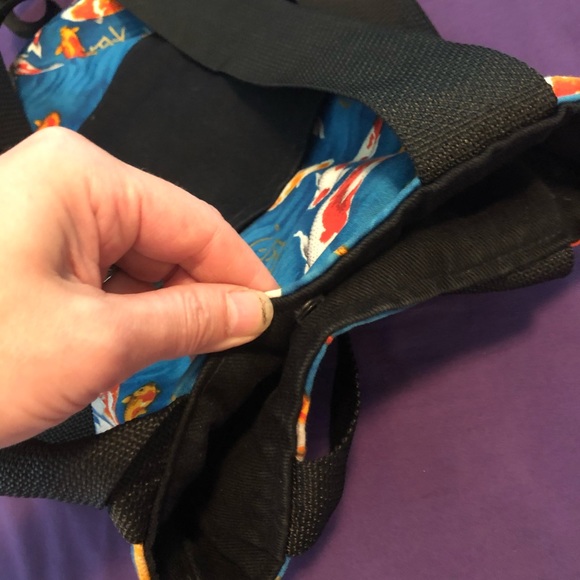 Custom Koi crossbody tote - Picture 5 of 8